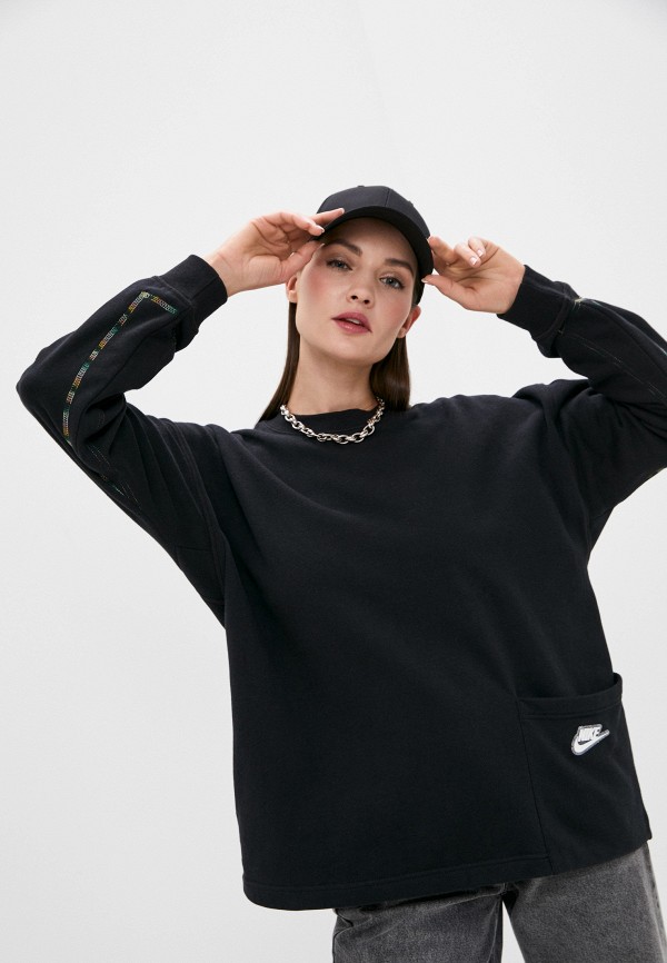 

Свитшот Nike, Черный, W NSW CREW EARTH DAY FT