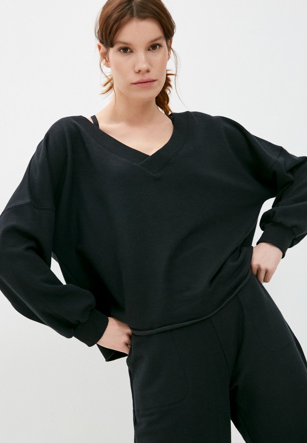 

Свитшот Nike, Черный, W NY OFF MAT FLEECE V-NCK TOP