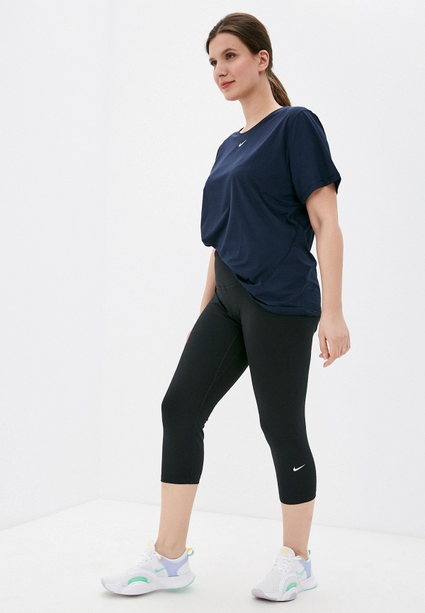 

Капри Nike, Черный, W NIKE ONE TGT MR CR 2.0 PLUS