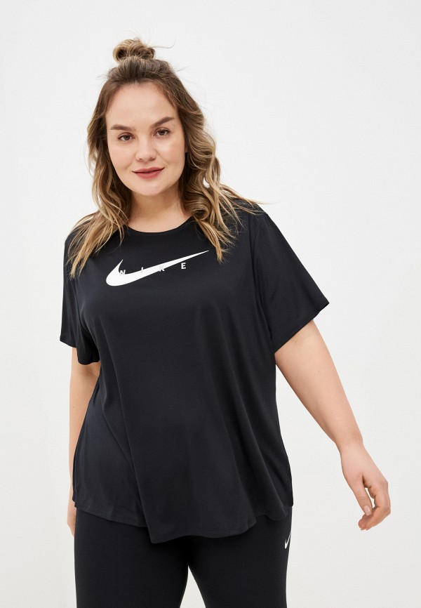 

Футболка спортивная Nike, Черный, W NK SWOOSH RUN TOP SS PLUS