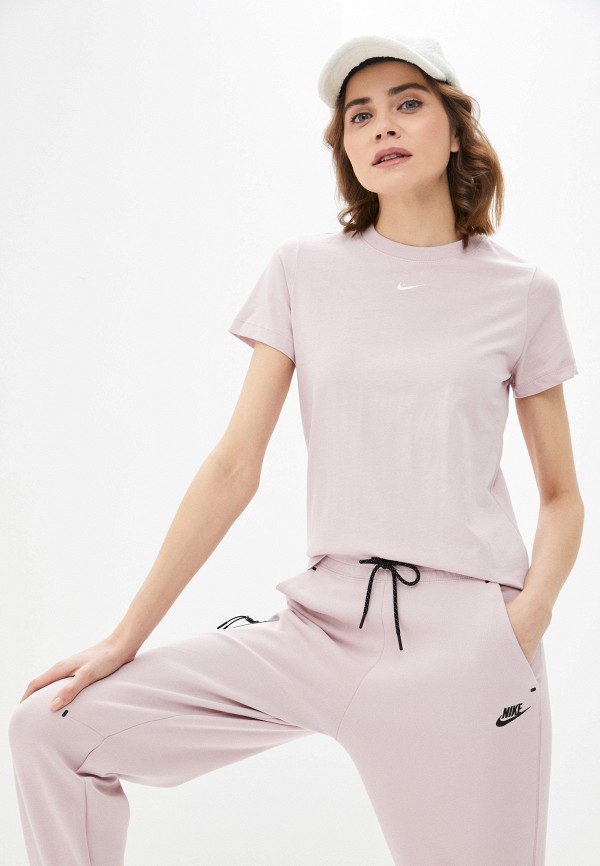 

Футболка Nike, Розовый, W NSW ESSNTL TEE SS CREW LBR