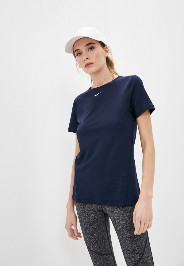 

Футболка спортивная Nike, Синий, W NP 365 TOP SS ESSENTIAL