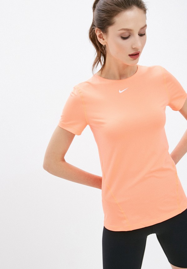 

Футболка спортивная Nike, Коралловый, W NP 365 TOP SS ESSENTIAL