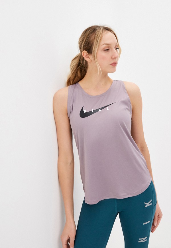 

Майка спортивная Nike, Серый, W NK SWOOSH RUN TANK