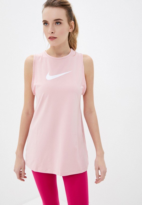 

Майка спортивная Nike, Розовый, W NP TANK ESSNTL OPEN BCK GX