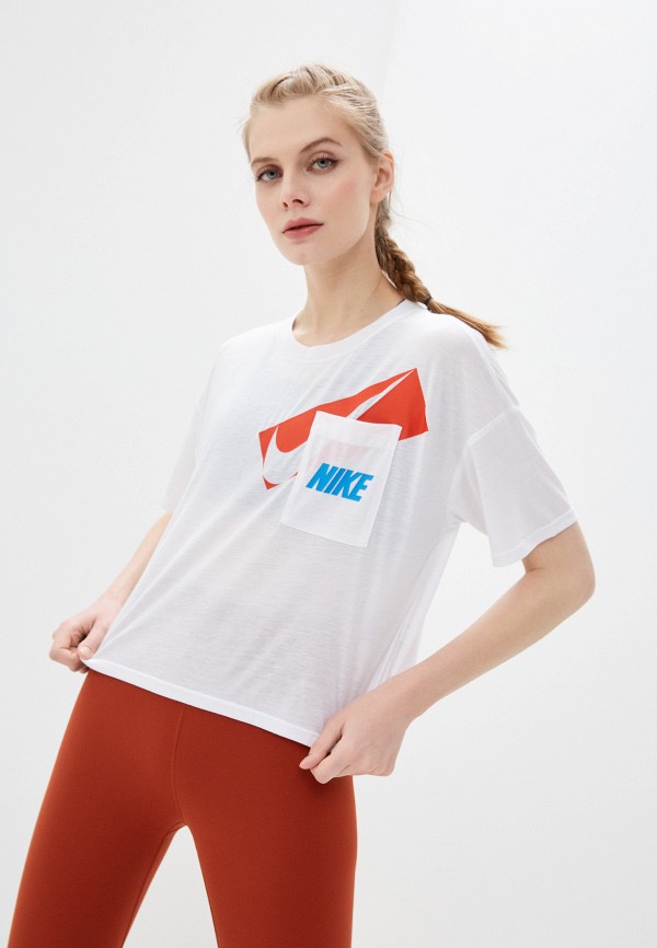 

Футболка Nike, Белый, W NK DRY GRX CROP TOP