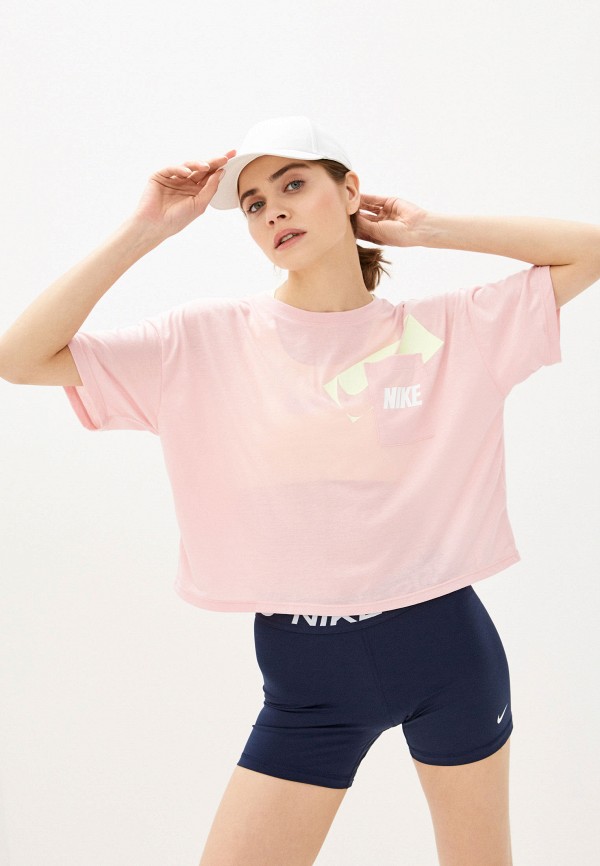 

Футболка спортивная Nike, Розовый, W NK DRY GRX CROP TOP