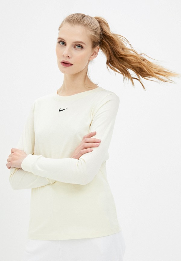 

Лонгслив Nike, Бежевый, W NSW TEE ESSNTL LS LBR