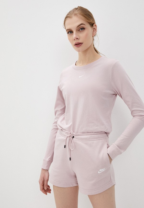 

Лонгслив Nike, Розовый, W NSW TEE ESSNTL LS LBR