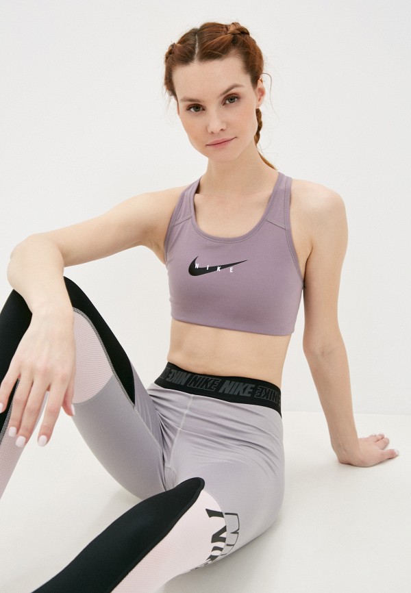 

Топ спортивный Nike, Фиолетовый, W NK SWOOSH PACK GRX BRA