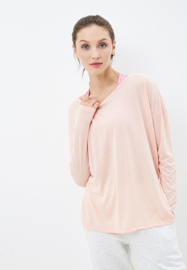 

Лонгслив спортивный Nike, Розовый, W NK DRY LAYER LS TOP