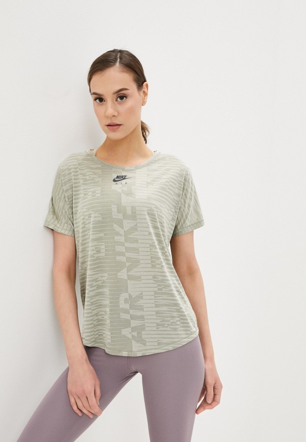 

Футболка спортивная Nike, Хаки, W NK AIR TOP SS