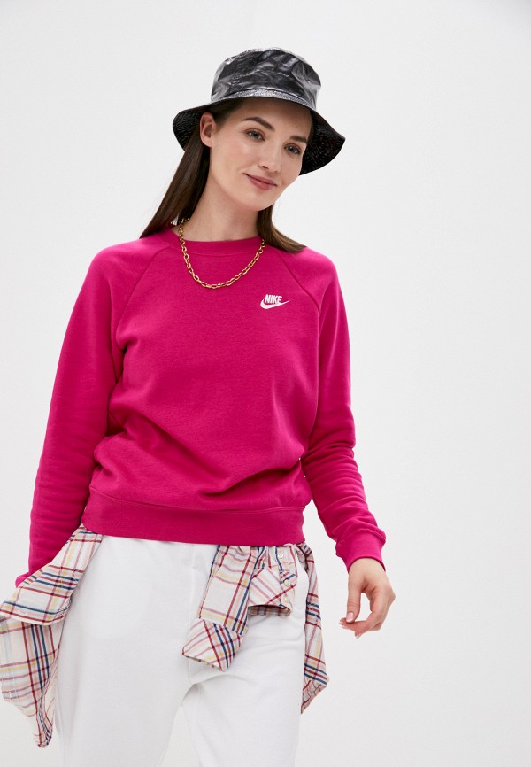 

Свитшот Nike, Розовый, W NSW ESSNTL CREW FLC