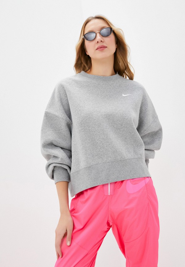 

Свитшот Nike, Серый, W NSW CREW FLC TREND