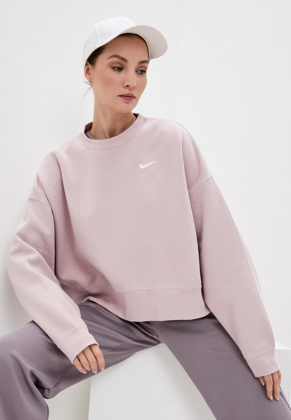 

Свитшот Nike, Розовый, W NSW CREW FLC TREND