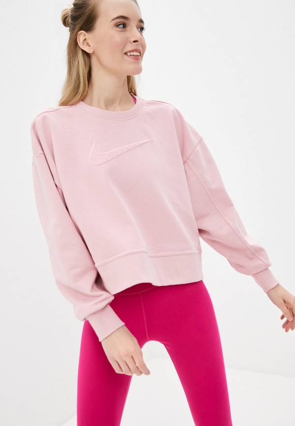 

Свитшот Nike, Розовый, W NK DRY GET FIT CREW SWSH