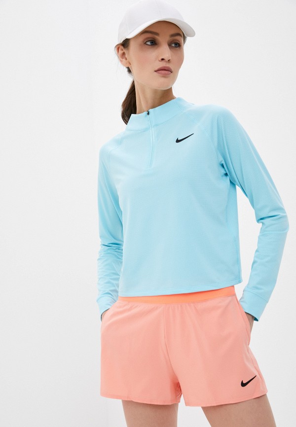 

Лонгслив спортивный Nike, Голубой, W NKCT VCTRY DF TOP LS HZ