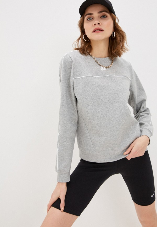 

Свитшот Nike, Серый, W NSW CREW MLNM FLC