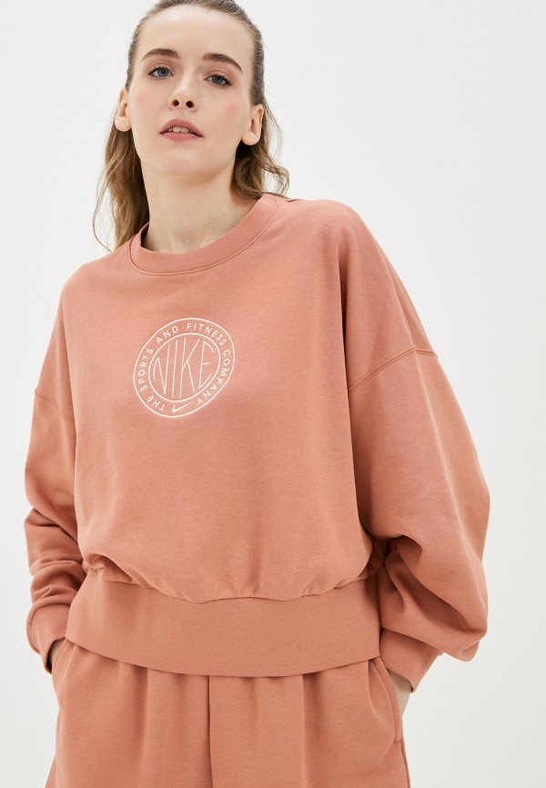 

Свитшот Nike, Коричневый, W NSW FEMME CREW FT