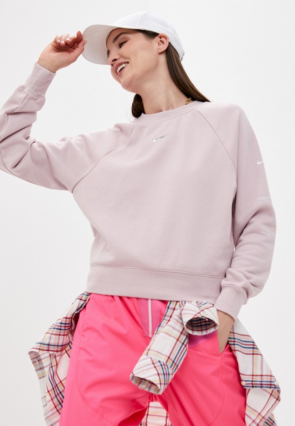 

Свитшот Nike, Розовый, W NSW SWSH CREW FT