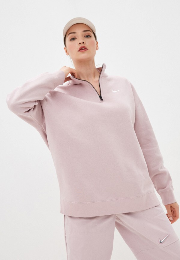

Олимпийка Nike, Розовый, W NSW QZ FLC TREND