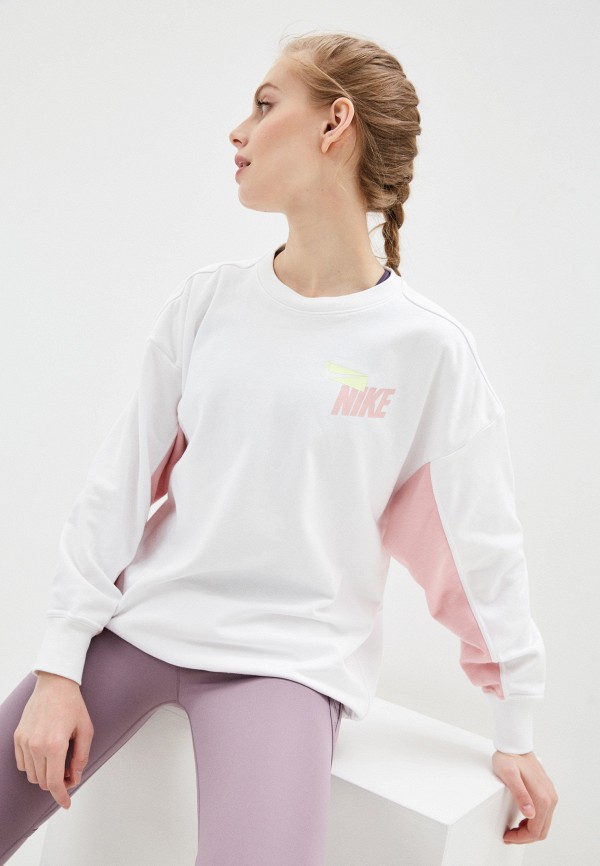 

Свитшот Nike, Белый, W NK DRY GET FIT FC CB GX CRW