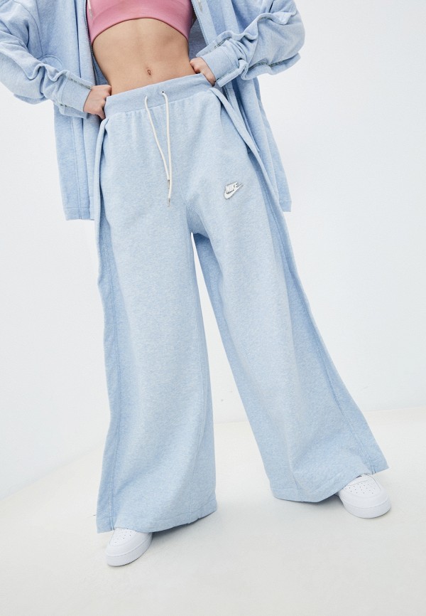 

Брюки спортивные Nike, Голубой, W NSW PANT EARTH DAY FT MR
