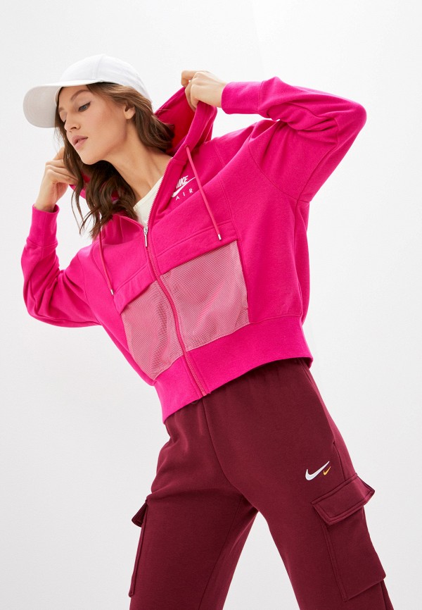 

Толстовка Nike, Розовый, W NSW AIR FZ TOP FLC