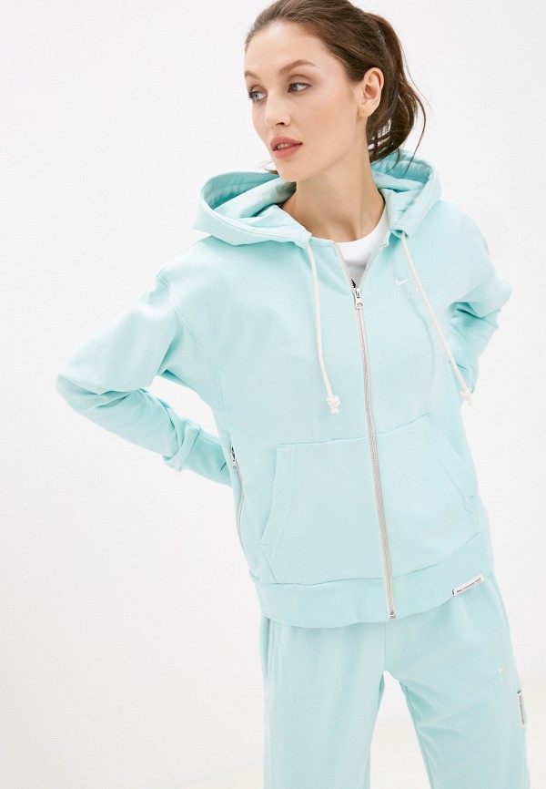 

Толстовка Nike, Бирюзовый, W NK STANDARD ISSUE FZ HOODIE