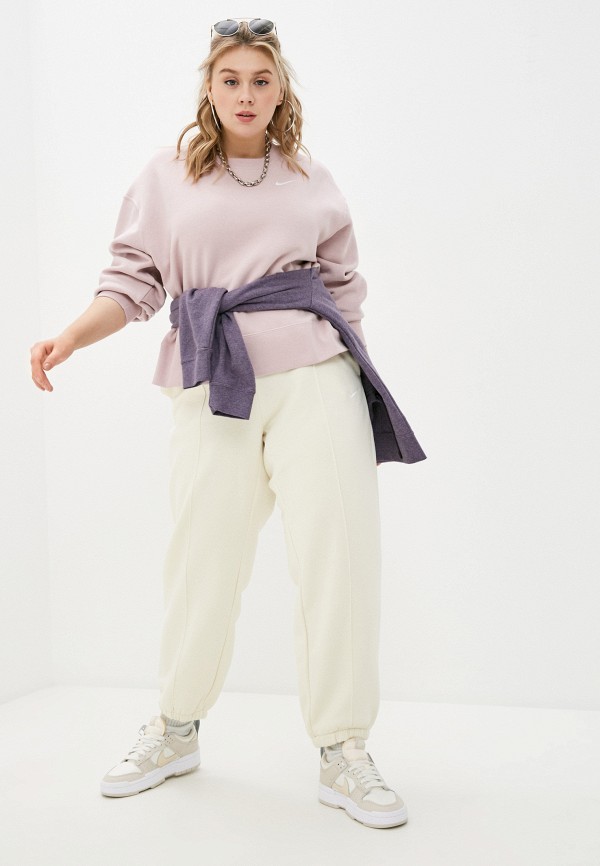 

Брюки спортивные Nike, Бежевый, W NSW PANT FLC TREND PLUS