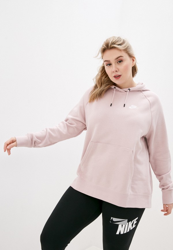 

Худи Nike, Розовый, W NSW ESSNTL HOODY PO FLC PLUS