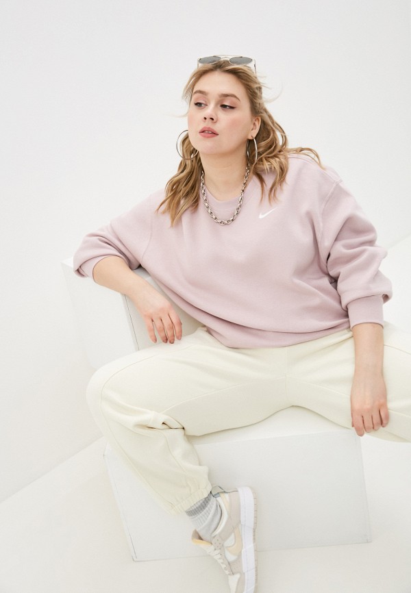 

Свитшот Nike, Розовый, W NSW CREW FLC TREND PLUS