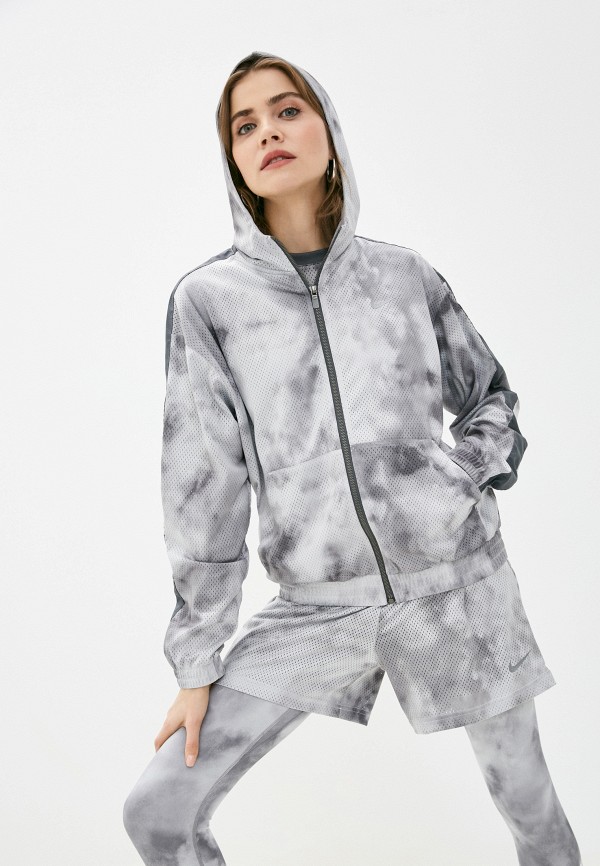 

Ветровка Nike, Серый, W NSW ICN CLSH JKT MESH AOP
