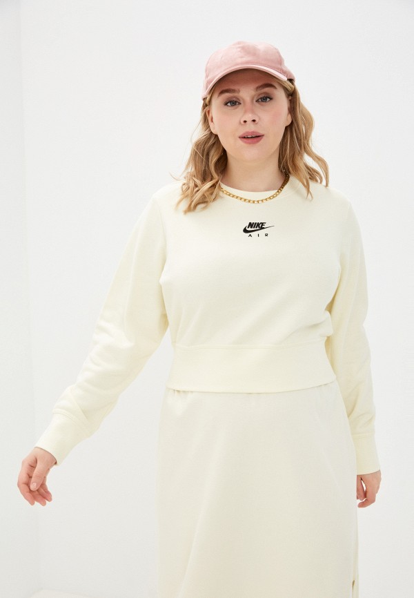 

Свитшот Nike, Желтый, W NSW AIR CREW FLC
