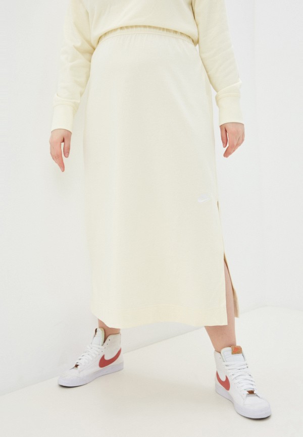 

Юбка Nike, Желтый, W NSW SKIRT MAXI JRSY PLUS