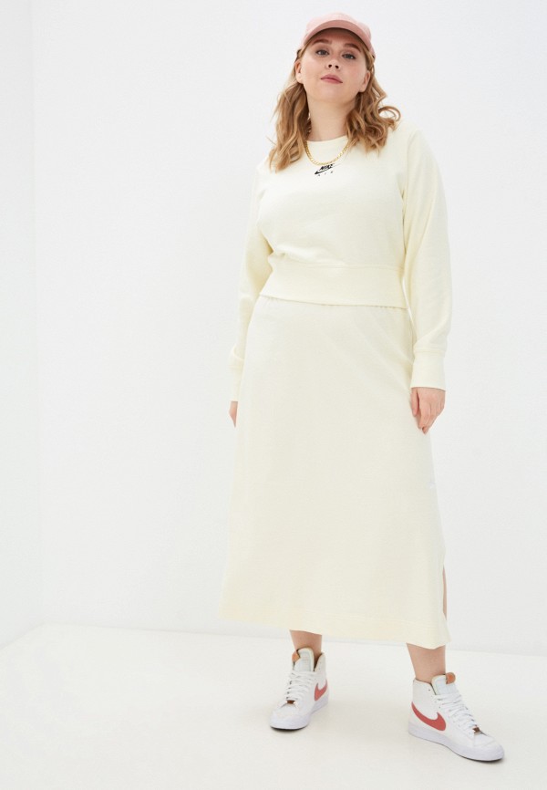 

Юбка Nike, Желтый, W NSW SKIRT MAXI JRSY PLUS