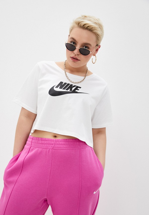 

Футболка Nike, Белый, W NSW TEE ESNT CRP ICN FTR PLS