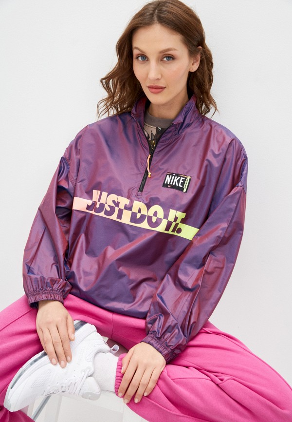 

Ветровка Nike, Фиолетовый, W NSW WVN PO JKT WASH