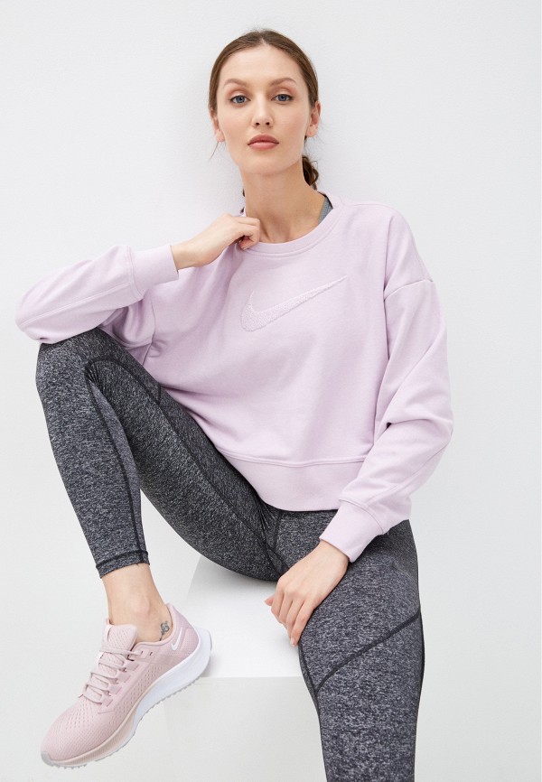 

Свитшот Nike, Фиолетовый, W NK DRY GET FIT CREW SWSH