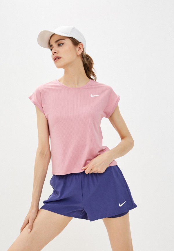 

Футболка спортивная Nike, Розовый, W NKCT DF VCTRY TOP SS