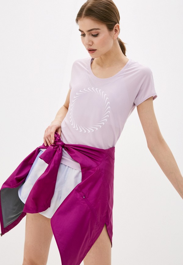 

Футболка спортивная Nike, Фиолетовый, W NK ICON CLASH MILER SS