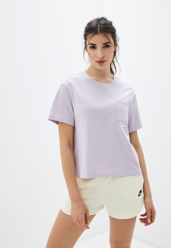 

Футболка Nike, Фиолетовый, W NSW SWSH SS TOP