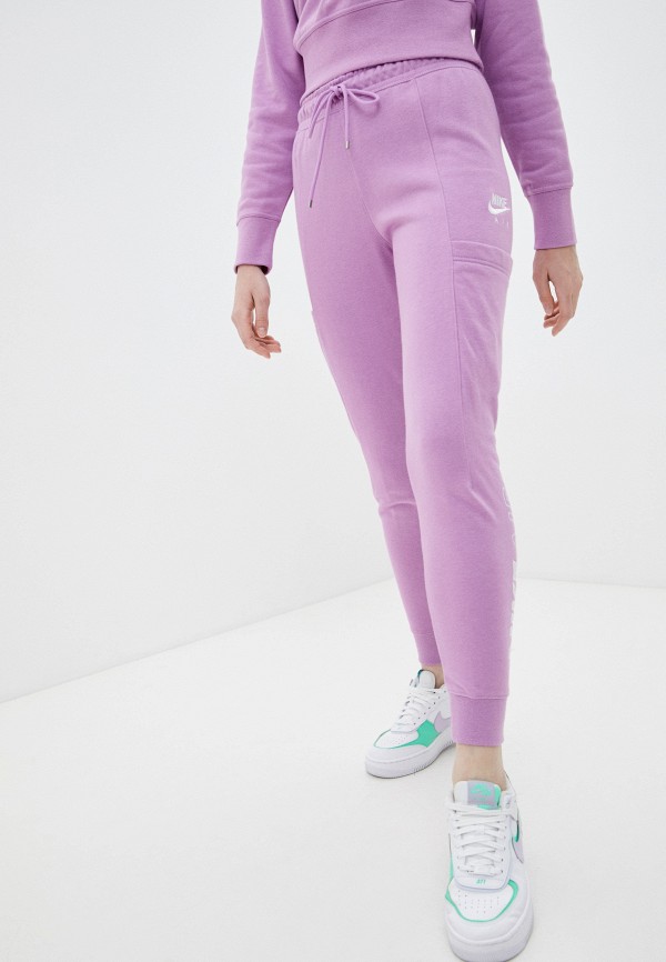 

Брюки спортивные Nike, Фиолетовый, W NSW AIR PANT FLC MR