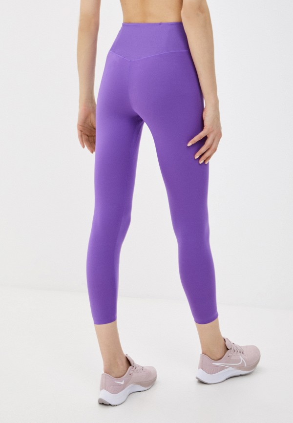 

Тайтсы Nike, Фиолетовый, W NK ONE LUXE ICNCLSH CROP TGT