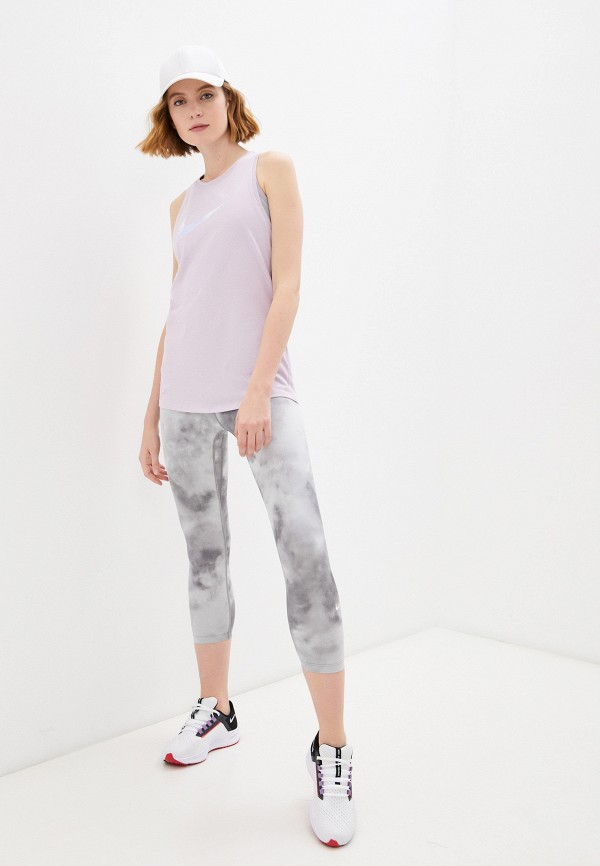 

Майка спортивная Nike, Фиолетовый, W NK DRY TANK ICON CLASH