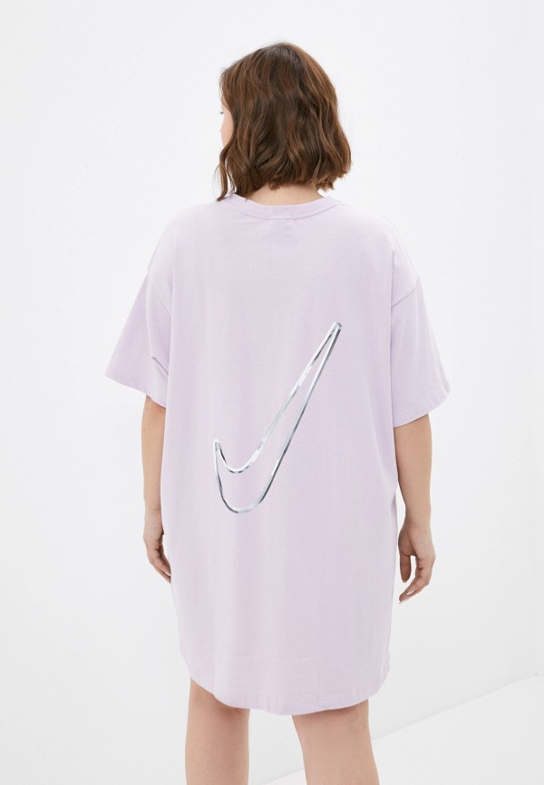 

Платье Nike, Фиолетовый, W NSW SWSH DRSS SS PLUS