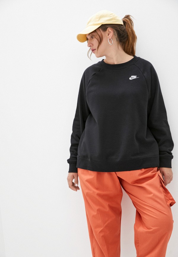 

Свитшот Nike, Черный, W NSW ESSNTL CREW FLC PLUS