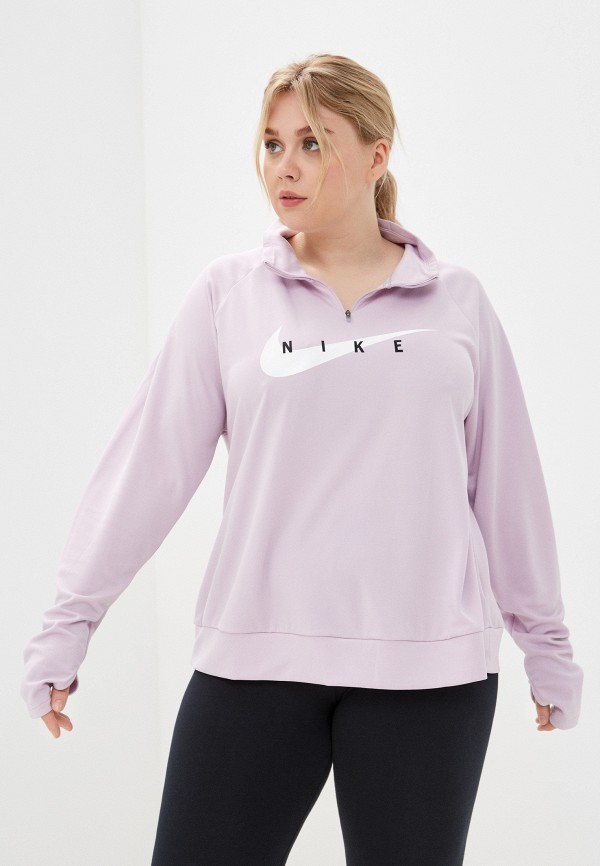 

Лонгслив спортивный Nike, Фиолетовый, W NK SWOOSH RUN HZ MDLYR PLUS