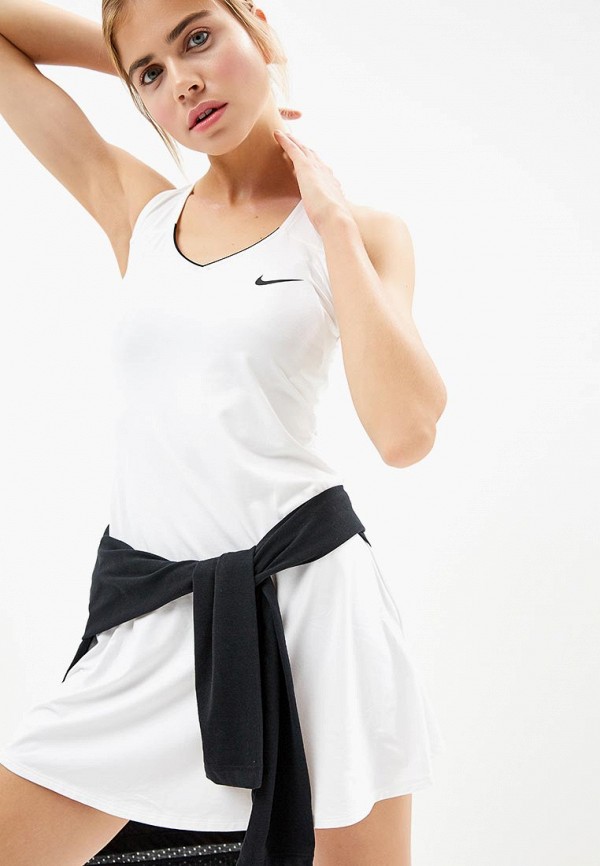 

Платье Nike, Белый, Women's NikeCourt Pure Tennis Dress