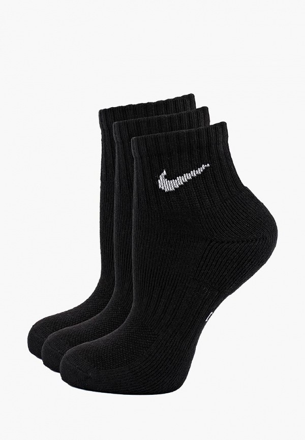 

Комплект Nike, Черный, Kids' Performance Cushioned Quarter Training Socks (3 Pair)